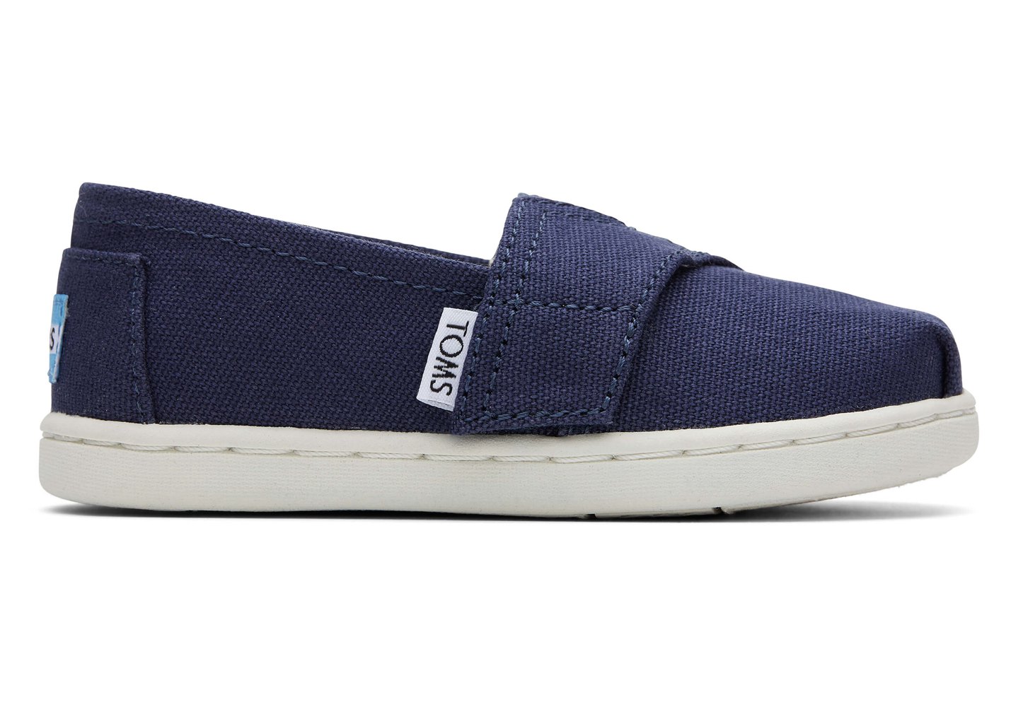 Toms Alpargata Tiny Canvas Espadrille Navy - Kids - 59278-ZSWN